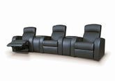 Coaster Cyrus Home Theater Upholstered Console Black Model 600002